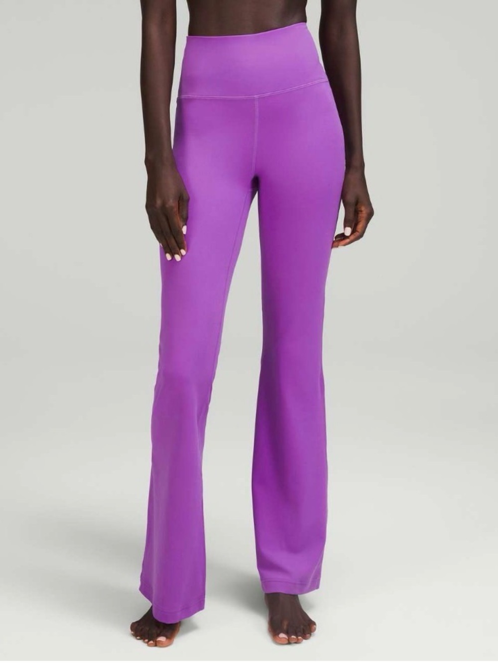 Lululemon Groove Super-High Rise Flared Pants Moonlit Magenta Size 6